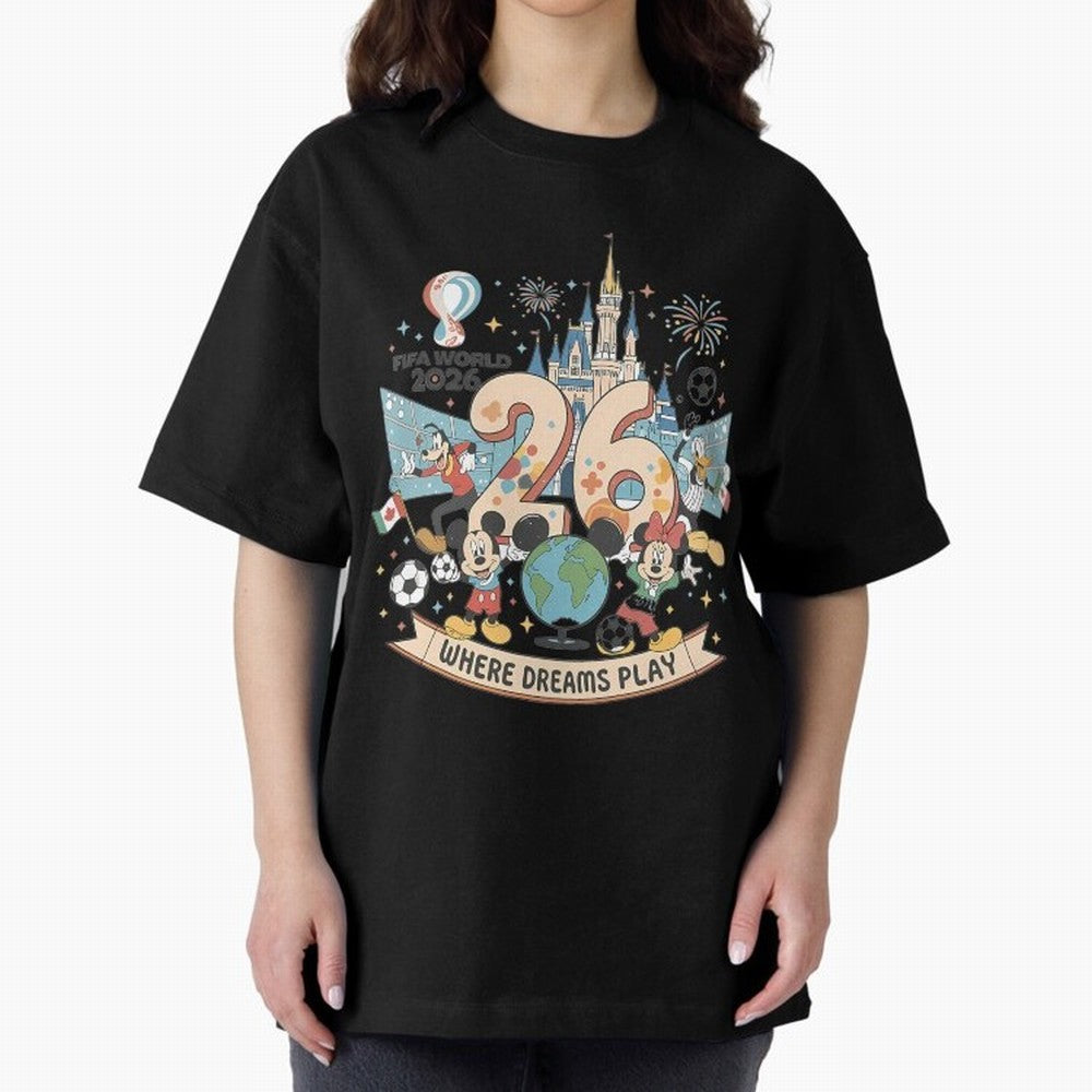 Dreamland Football 2026 Classic T-Shirt Wear the Spirit of the FIFA World Cup 2026 USA Canada Mexico Journey through Cristiano Ronaldo, Haaland and CR7 Highlights, Germany Pride, Sports Nostalgia, International Competition, Famous Players and
