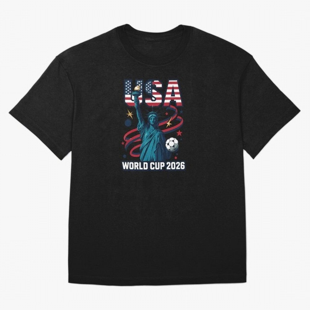 Official USA World Cup 2026 Merchandise Classic T-Shirt Carry National Pride through FIFA World Cup 2026 USA Canada Mexico Spirit, Capturing Brazil, CR7, Championship Spirit, Famous Goals, Roaring Crowds and International Football Unity; Ideal for