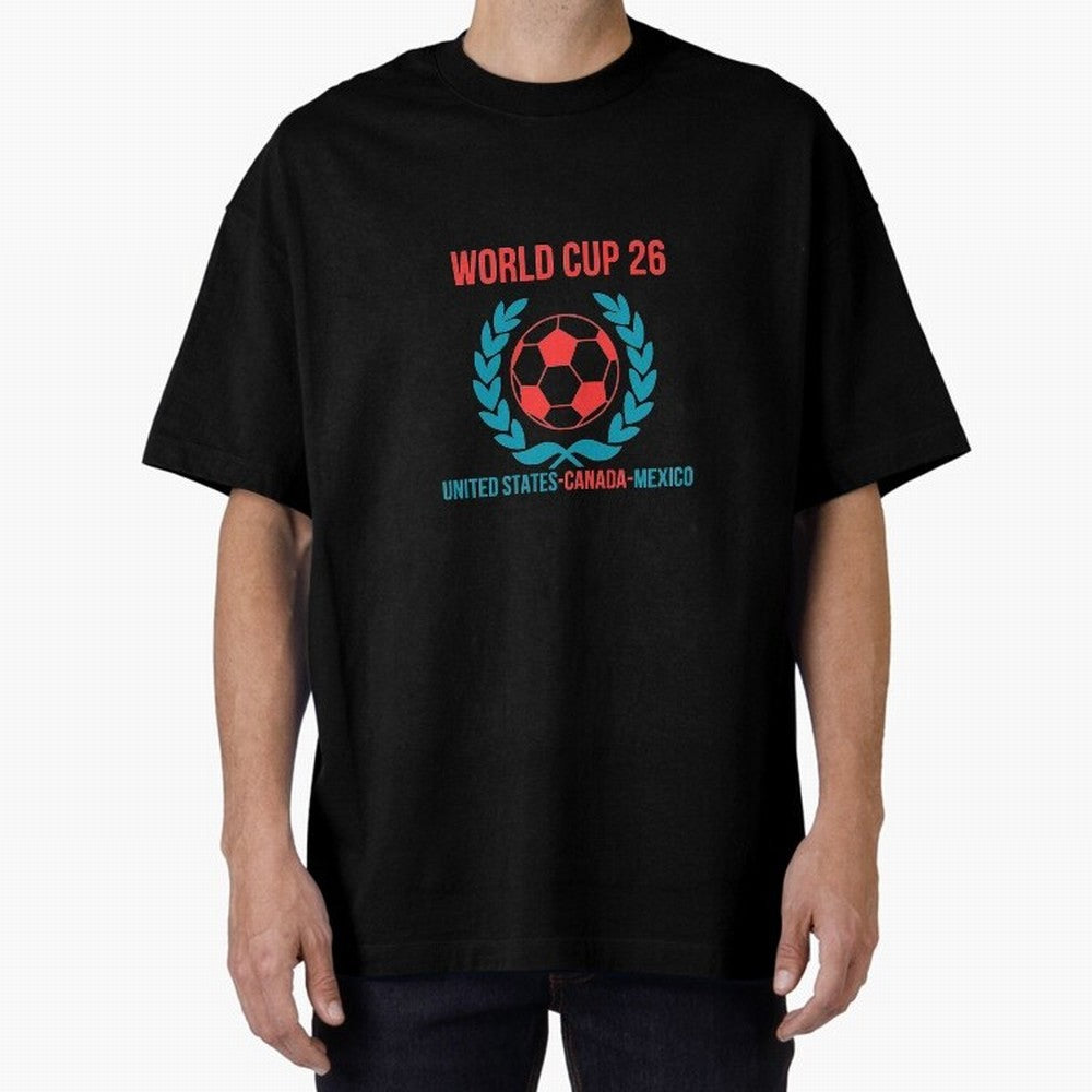 World Cup 2026 United States Canada Mexico Soccer Logo Classic T-Shirt Feel the Trophy Chase of Match Day Hype around FIFA World Cup 2026 USA Canada Mexico, CR7 and Messi, England, Retro Football Energy, Iconic Rivalries, Trophy Chase Drama and