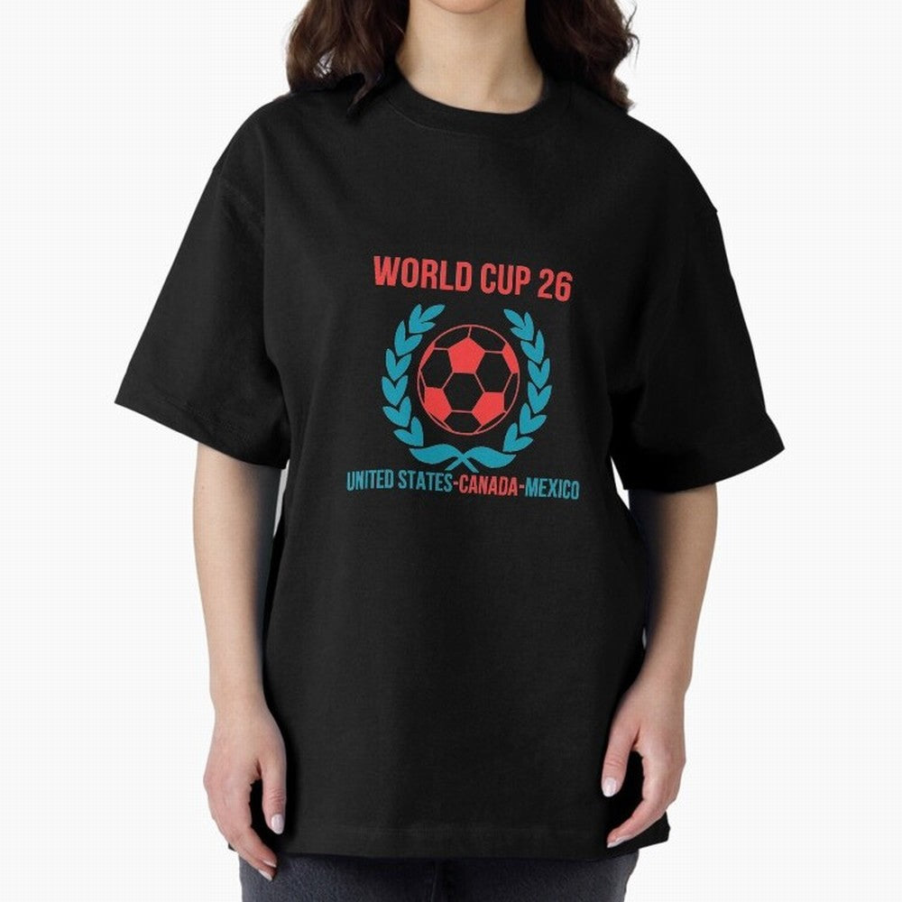 World Cup 2026 United States Canada Mexico Soccer Logo Classic T-Shirt Feel the Trophy Chase of Match Day Hype around FIFA World Cup 2026 USA Canada Mexico, CR7 and Messi, England, Retro Football Energy, Iconic Rivalries, Trophy Chase Drama and
