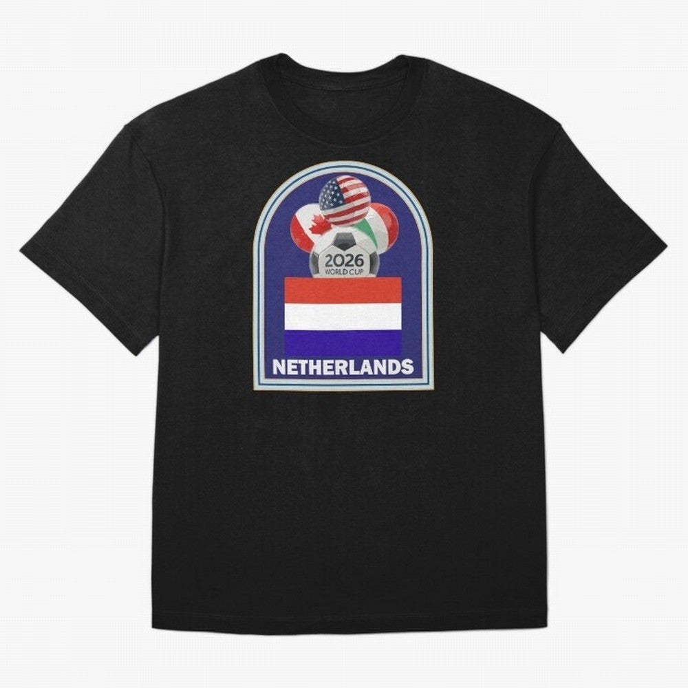 Netherlands 2026 Soccer T-shirt Classic T-Shirt Remember the FIFA World Cup 2026 USA Canada Mexico Journey through Messi, CR7 and Mbappe Highlights, Portugal Pride, Vintage Soccer Flavor, Modern Football Stars, National Flags and Final Night