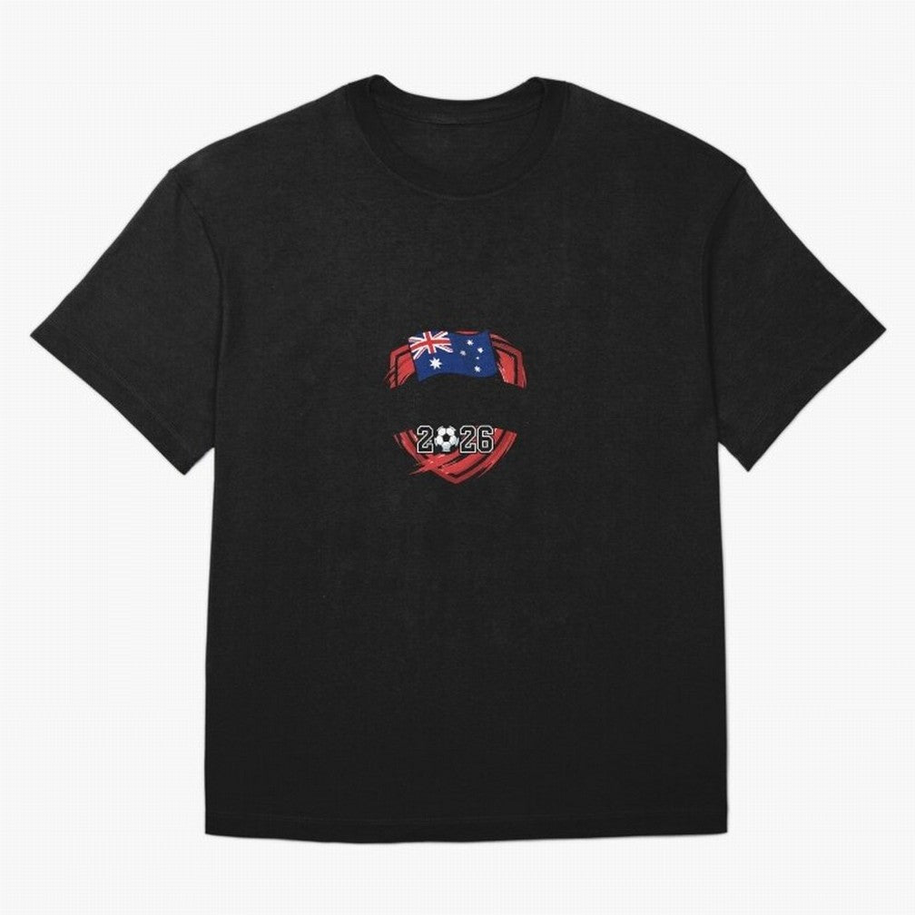 Australia World Cup 2026 Australia Football Classic T-Shirt Bring World Football Passion into FIFA World Cup 2026 Group Stage for Fans of Mbappe and Portugal, Bringing Champion Mindset, Group Stage Buzz, Knockout Tension and Passionate Fan Culture;
