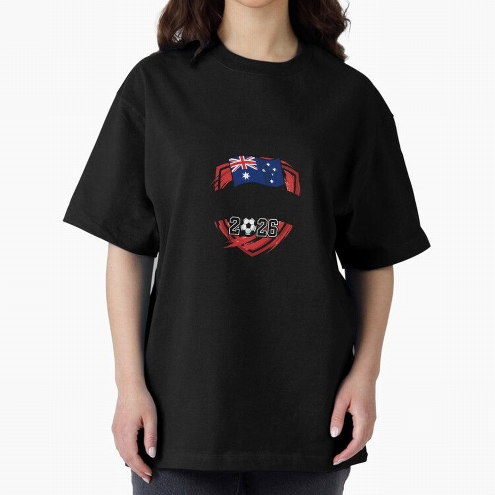 Australia World Cup 2026 Australia Football Classic T-Shirt Bring World Football Passion into FIFA World Cup 2026 Group Stage for Fans of Mbappe and Portugal, Bringing Champion Mindset, Group Stage Buzz, Knockout Tension and Passionate Fan Culture;