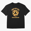 Socceroos World Cup 2022 Australia Classic T-Shirt Refresh the FIFA World Cup 2026 USA Canada Mexico Journey through Neymar, Haaland and Cristiano Ronaldo Highlights, England, France and Netherlands Pride, Stadium Chants, National Pride, Trophy