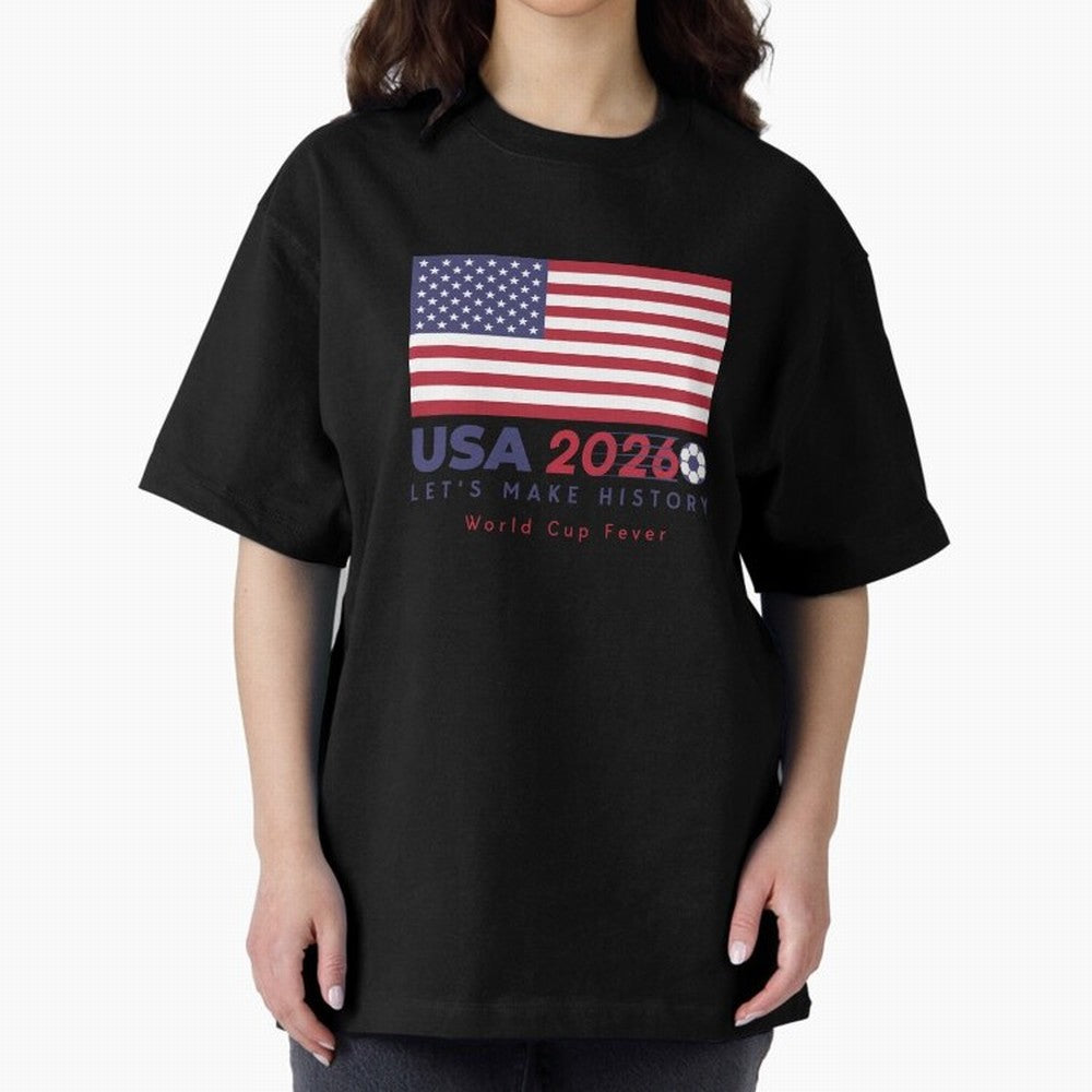 USA 2026 World Cup Americas football. Classic T-Shirt Fuel Your Fan Pride for Match Day Hype around FIFA World Cup 2026, Mbappe, Spain and Netherlands, Football Festival Excitement, Trophy Ambitions, Country Rivalries and Star Player Buzz; Great