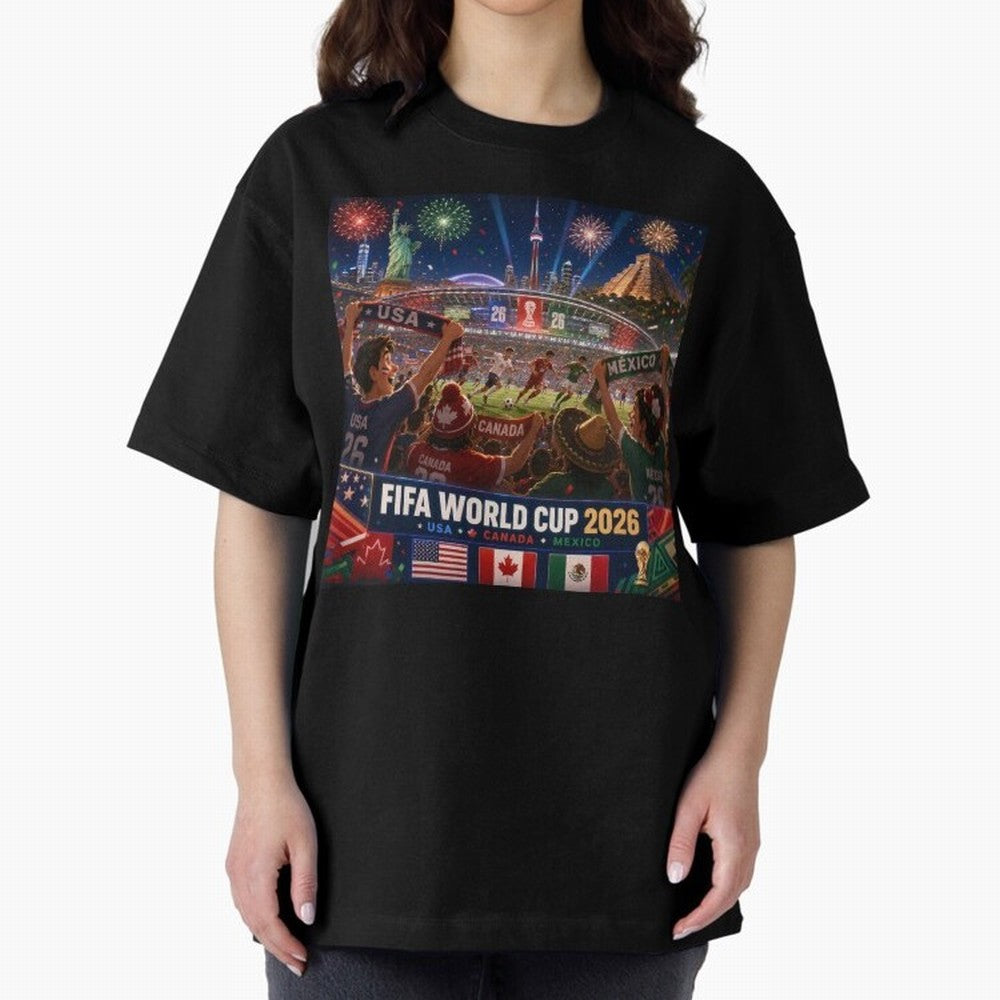 ? One Ball Three Nations 2026 #football 2026 Classic T-Shirt Unlock the FIFA World Cup 2026 Group Stage Journey through Haaland and Mbappe Highlights, England Pride, Football Passion, Legendary Performances, Festival Vibes and Supporter Community;