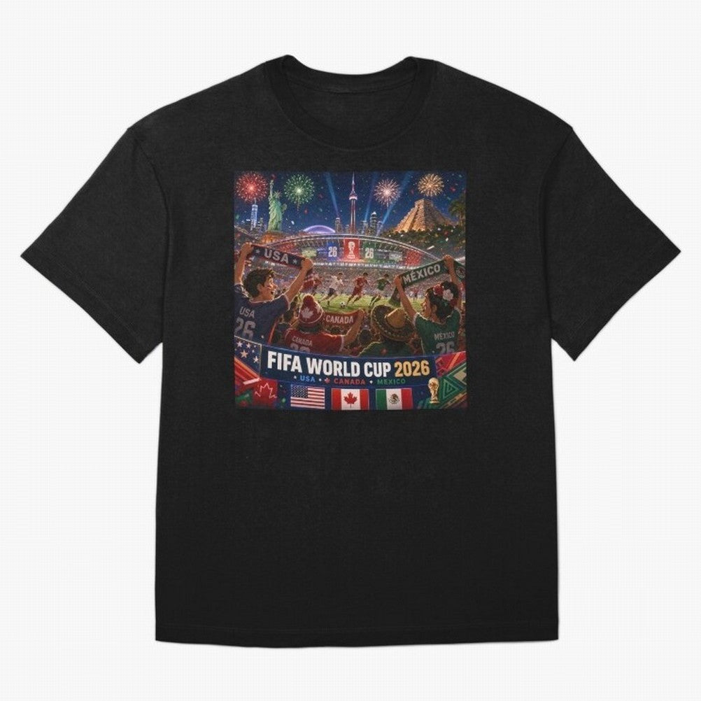 ? One Ball Three Nations 2026 #football 2026 Classic T-Shirt Unlock the FIFA World Cup 2026 Group Stage Journey through Haaland and Mbappe Highlights, England Pride, Football Passion, Legendary Performances, Festival Vibes and Supporter Community;