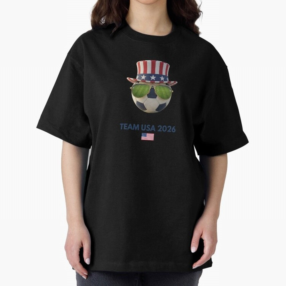 Soccer Fan Gear: Team USA 2026 Classic T-Shirt Get Ready for the FIFA World Cup 2026 Group Stage Journey through Cristiano Ronaldo Highlights, France Pride, Worldwide Fan Energy, Dramatic Goals, Stadium Lights and Championship Celebrations; Built