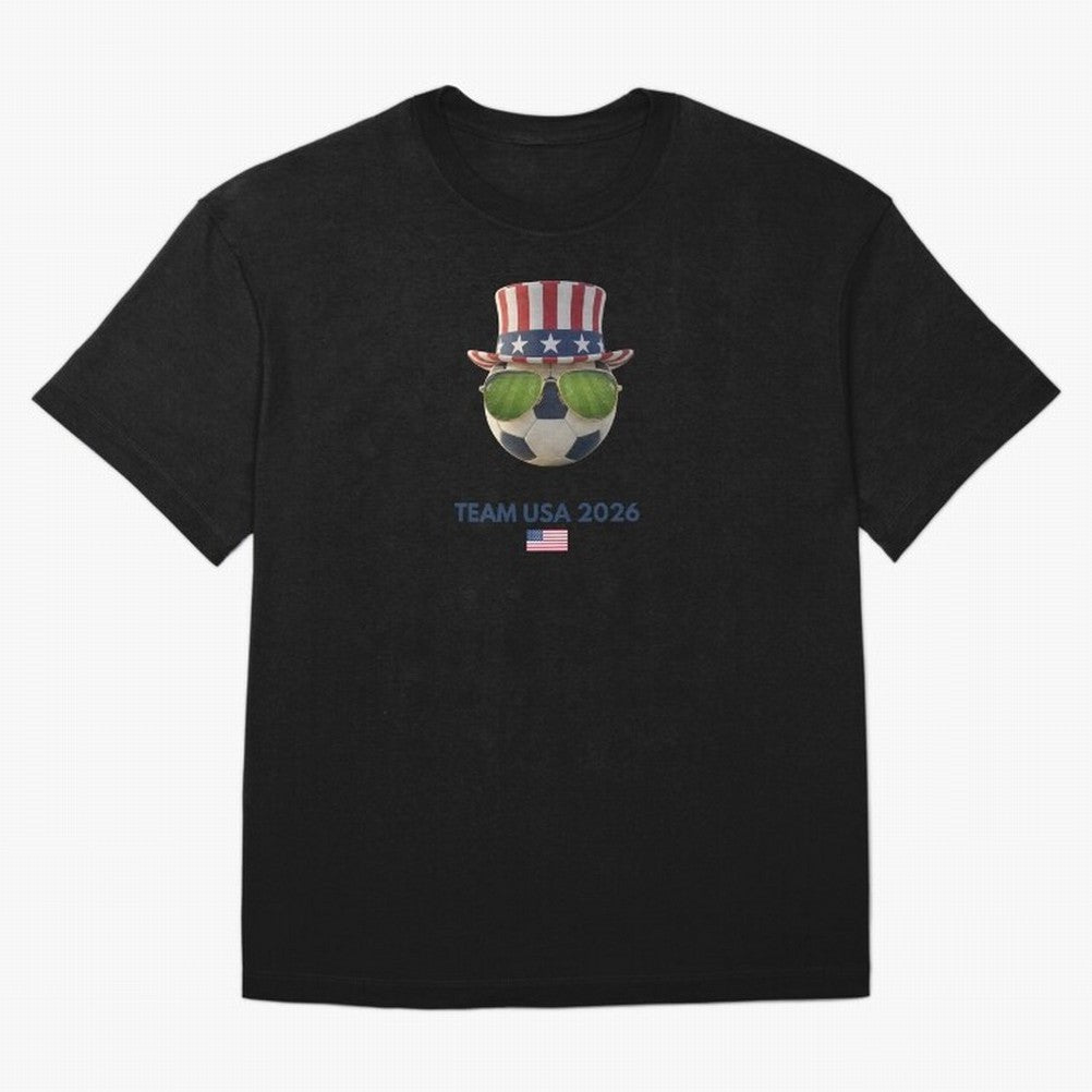 Soccer Fan Gear: Team USA 2026 Classic T-Shirt Get Ready for the FIFA World Cup 2026 Group Stage Journey through Cristiano Ronaldo Highlights, France Pride, Worldwide Fan Energy, Dramatic Goals, Stadium Lights and Championship Celebrations; Built
