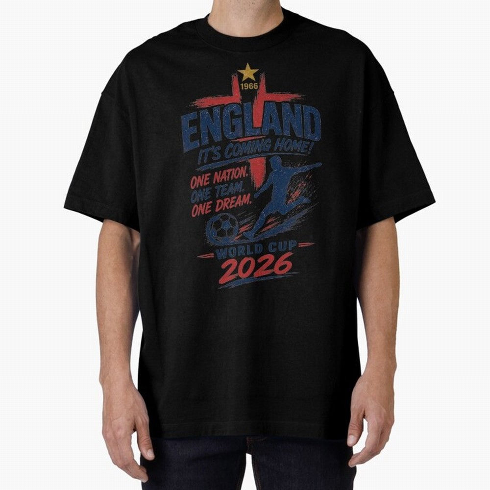 England Fan Art for World Cup 2026 Classic T-Shirt Bring a Champion Mindset to FIFA World Cup 2026 USA Canada Mexico Highlighting Neymar, Haaland and Cristiano Ronaldo, Spain and Netherlands Energy, Fan Favorite Moments, National Team Passion, Big