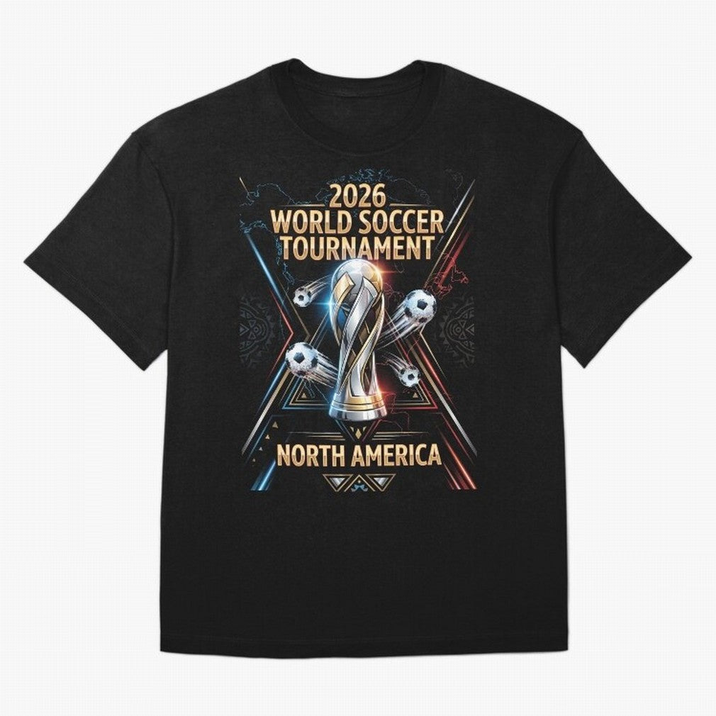 2026 FIFA Classic T-Shirt Capture FIFA World Cup 2026 Spirit, Centered on Portugal, Haaland and Mbappe, Football History, Final Match Energy, Crowd Noise and Once in a Lifetime Moments; Created for Match Day Parties, Soccer Gifts, Fan Photos,