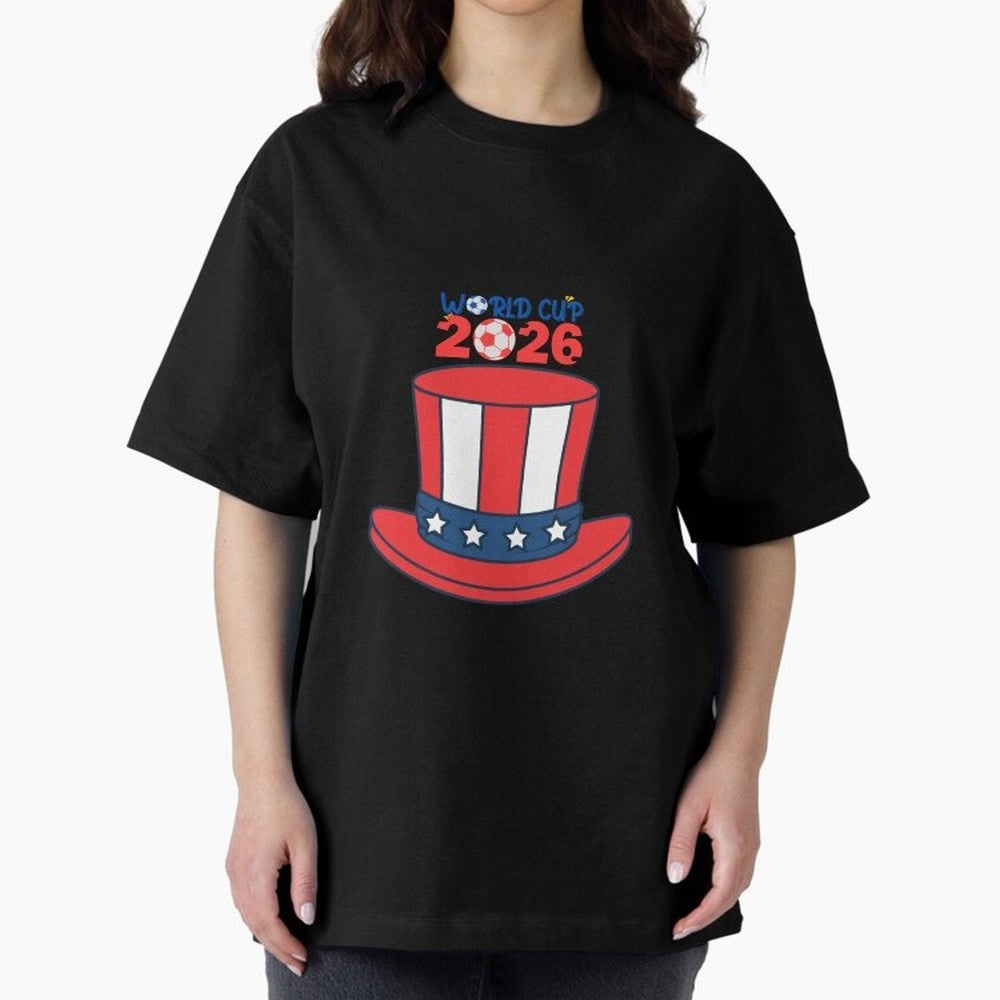 Patriotic Soccer Hat Design for FIFA World Cup 2026 Celebration Classic T-Shirt Discover Global Football Passion for FIFA World Cup 2026, Made for Mbappe, Brazil, Portugal and Argentina, Global Supporter Spirit, Legendary Goals, National Colors and