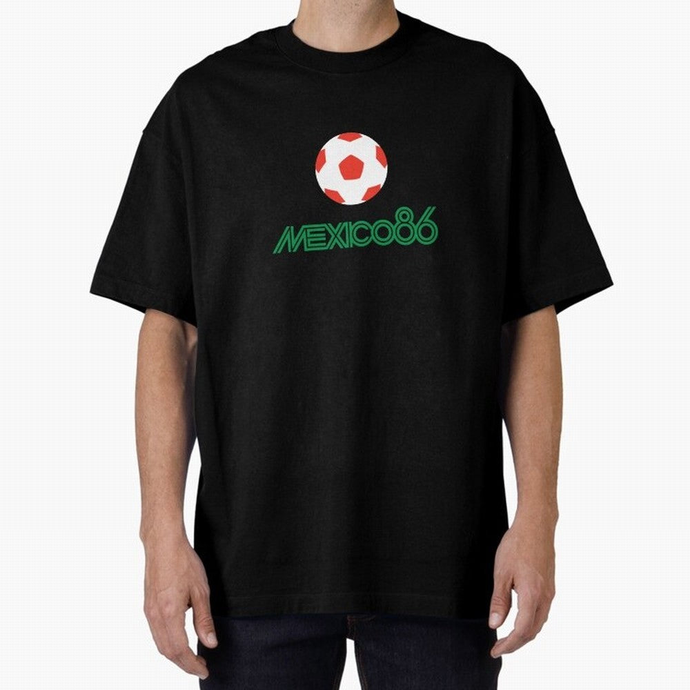 Mexico Soccer World Cup 1986 Classic T-Shirt Support the Legends of FIFA World Cup 2026 USA Canada Mexico for Fans of Mbappe and Neymar and Spain, Bringing Football History, Final Match Energy, Crowd Noise and Once in a Lifetime Moments; Great for