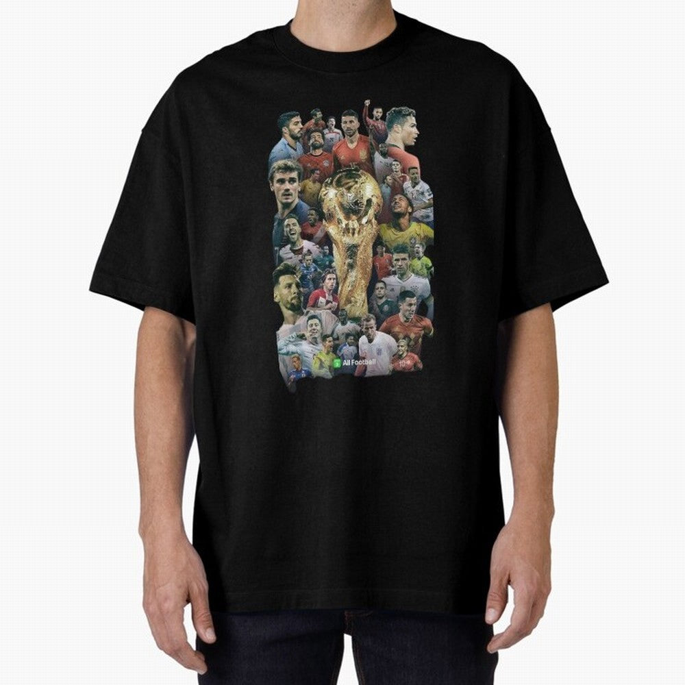 All Football Classic T-Shirt Show Love for Legendary Goals in FIFA World Cup 2026 Spirit, Filled with Germany, Neymar, Haaland and Cristiano Ronaldo, Goal Celebration Energy, Supporter Heritage, Football Icons and Worldwide Tournament Joy; Made for