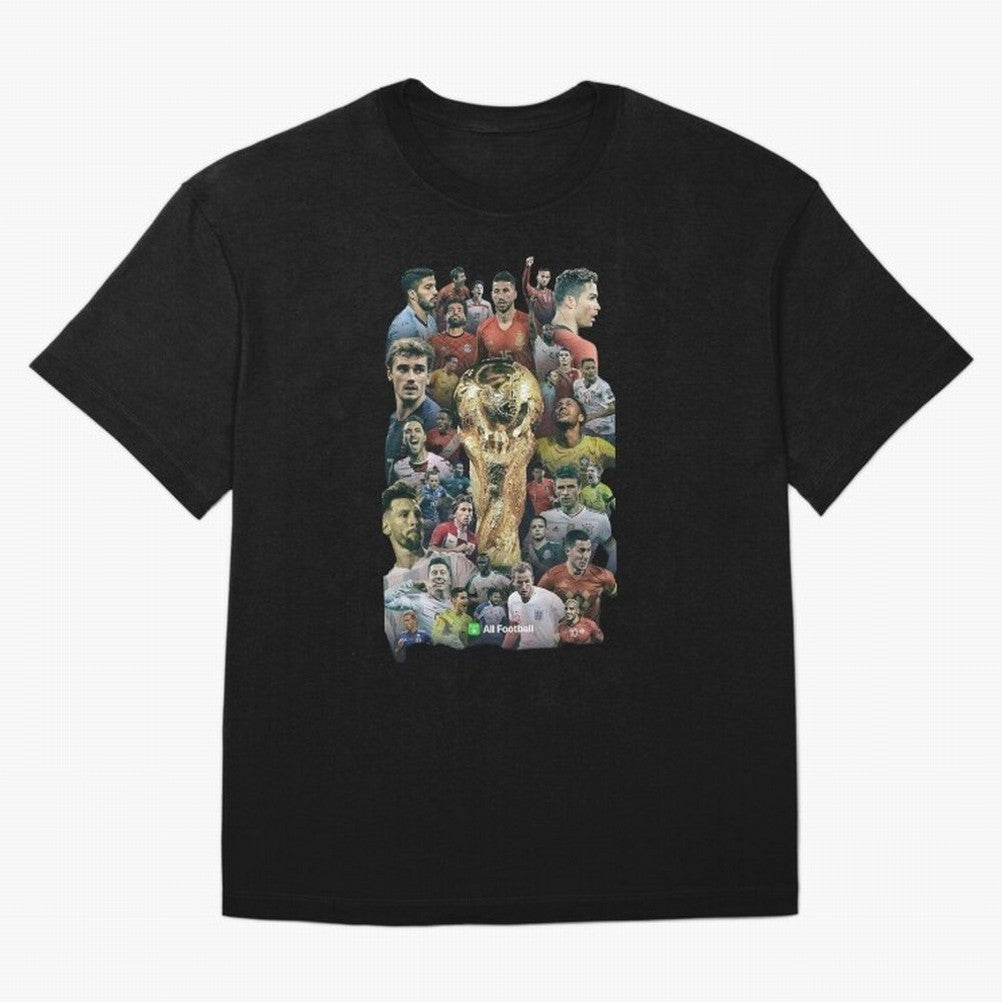 All Football Classic T-Shirt Show Love for Legendary Goals in FIFA World Cup 2026 Spirit, Filled with Germany, Neymar, Haaland and Cristiano Ronaldo, Goal Celebration Energy, Supporter Heritage, Football Icons and Worldwide Tournament Joy; Made for