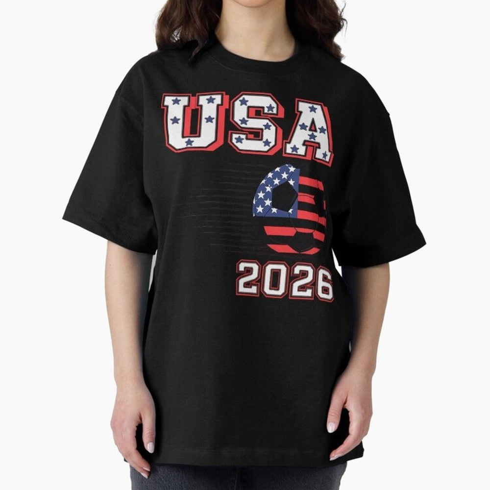 Vintage USA World Cup, Fifa World Cup 2026 Classic T-Shirt Build FIFA World Cup 2026 Group Stage Spirit, Highlighting Argentina, Neymar, Haaland and Cristiano Ronaldo, Sports Nostalgia, International Competition, Famous Players and Unforgettable