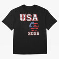 Vintage USA World Cup, Fifa World Cup 2026 Classic T-Shirt Build FIFA World Cup 2026 Group Stage Spirit, Highlighting Argentina, Neymar, Haaland and Cristiano Ronaldo, Sports Nostalgia, International Competition, Famous Players and Unforgettable