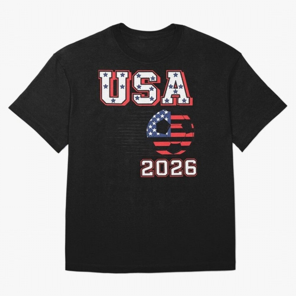 Vintage USA World Cup, Fifa World Cup 2026 Classic T-Shirt Build FIFA World Cup 2026 Group Stage Spirit, Highlighting Argentina, Neymar, Haaland and Cristiano Ronaldo, Sports Nostalgia, International Competition, Famous Players and Unforgettable