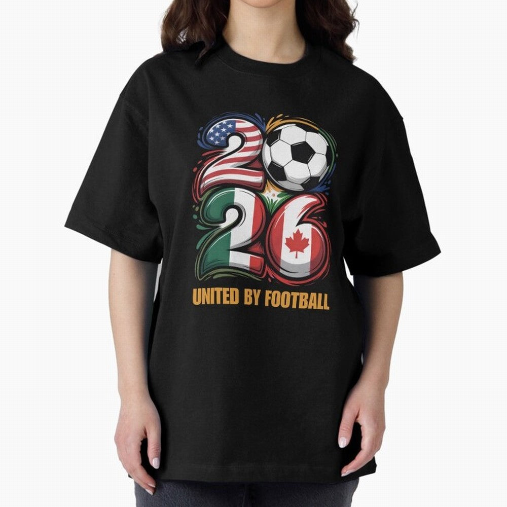 United by Football Soccer Fan Gear 2026 Classic T-Shirt Discover FIFA World Cup 2026 Filled with Cristiano Ronaldo, Germany Energy, Sports Nostalgia, International Competition, Famous Players and Unforgettable Victories; Great for Supporters Who