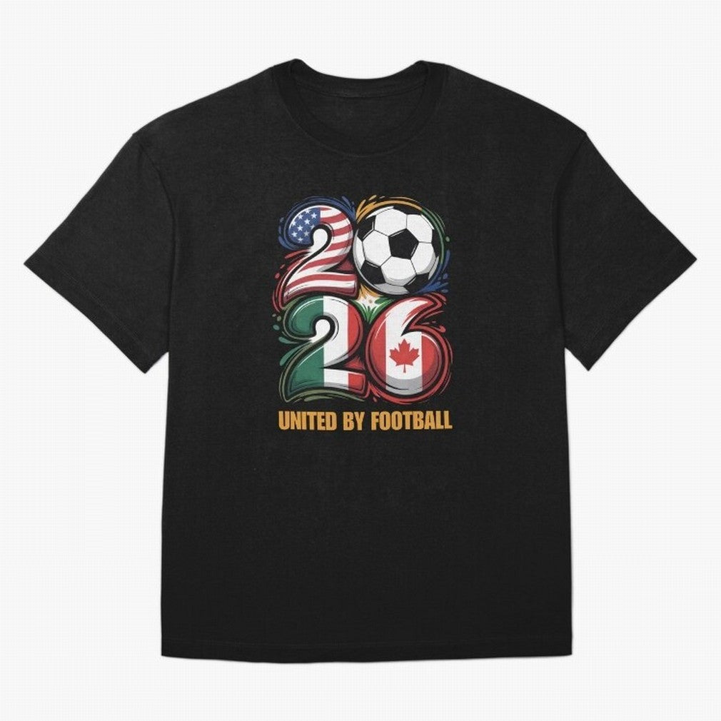 United by Football Soccer Fan Gear 2026 Classic T-Shirt Discover FIFA World Cup 2026 Filled with Cristiano Ronaldo, Germany Energy, Sports Nostalgia, International Competition, Famous Players and Unforgettable Victories; Great for Supporters Who