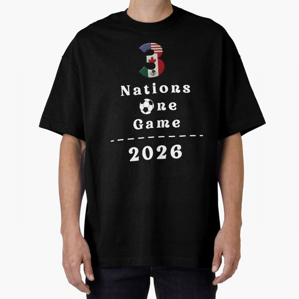 World Cup 2026 Host Nations Classic T-Shirt Celebrate the Magic of FIFA World Cup 2026 USA Canada Mexico Connected to Neymar, Haaland and Cristiano Ronaldo, Portugal, Spain and Germany Energy, Football History, Final Match Energy, Crowd Noise and