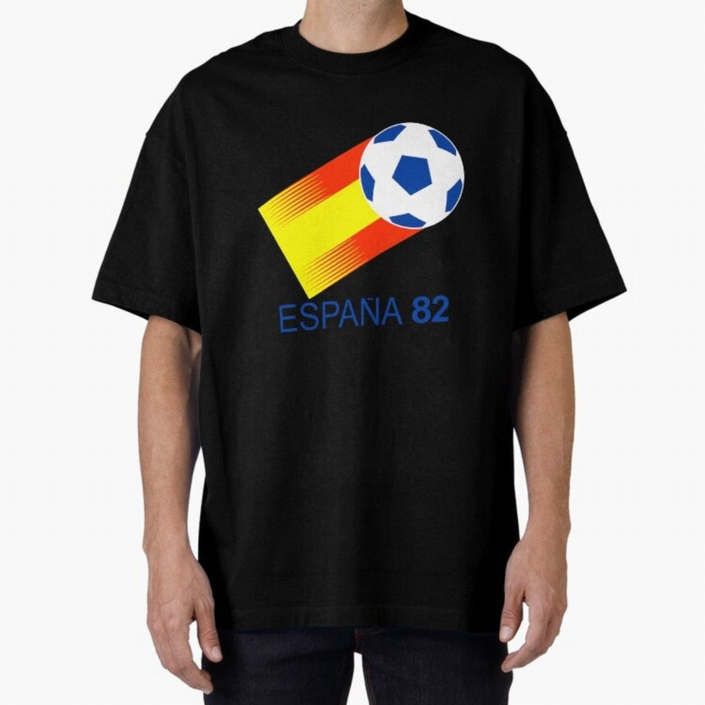 Spain Espana 82 World Cup Soccer 80s Classic T-Shirt Relive Legendary Nights from FIFA World Cup 2026 Spirit, Capturing England, Haaland, Match Day Excitement, Supporter Culture, Golden Goals and Global Football Passion; Ideal for Fans Who Follow