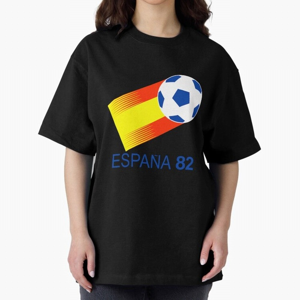 Spain Espana 82 World Cup Soccer 80s Classic T-Shirt Relive Legendary Nights from FIFA World Cup 2026 Spirit, Capturing England, Haaland, Match Day Excitement, Supporter Culture, Golden Goals and Global Football Passion; Ideal for Fans Who Follow