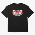 World Cup 2026 North America Flags Design ¨C USA Canada Mexico Soccer Fan Graphic Classic T-Shirt Celebrate National Team Dreams in FIFA World Cup 2026 USA Canada Mexico for Fans of Messi, Neymar and Mbappe and Brazil, Portugal and Argentina,