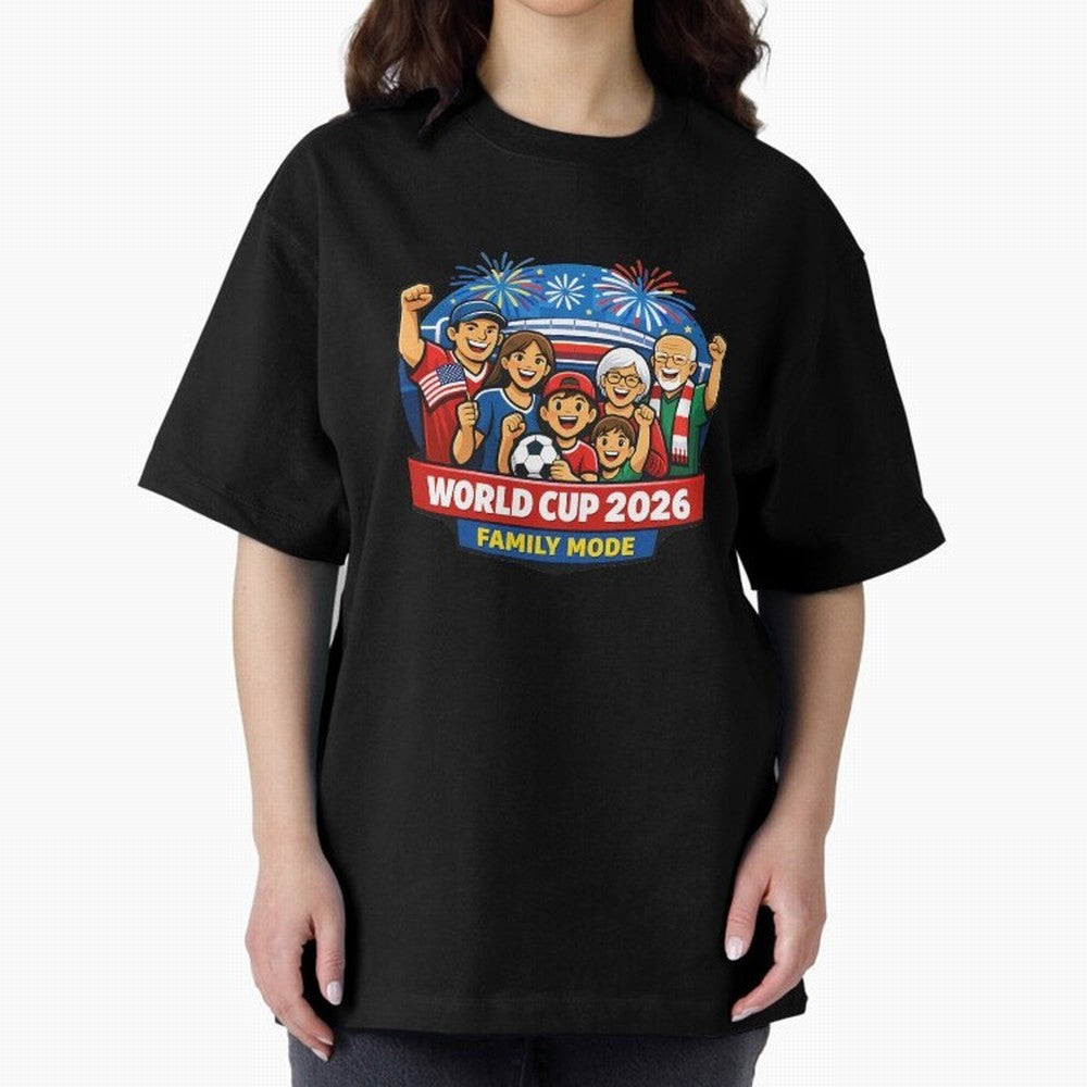 World Cup 2026 Family Mode ¨C Football Fans Celebration Design Classic T-Shirt Make Game Day About FIFA World Cup 2026 Filled with Neymar, Haaland and Cristiano Ronaldo, Portugal, Spain and Germany Energy, Tournament Hype, Historic Matchups, Family
