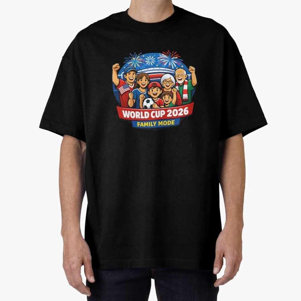 World Cup 2026 Family Mode ¨C Football Fans Celebration Design Classic T-Shirt Make Game Day About FIFA World Cup 2026 Filled with Neymar, Haaland and Cristiano Ronaldo, Portugal, Spain and Germany Energy, Tournament Hype, Historic Matchups, Family