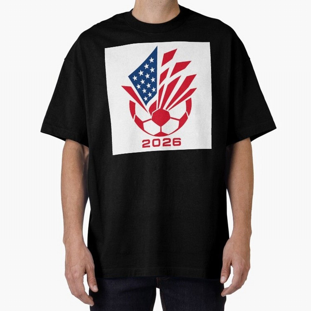 American Soccer 2026 Flag Burst Emblem Classic T-Shirt Experience Match Day Hype around FIFA World Cup 2026, Mbappe, Netherlands, Stadium Chants, National Pride, Trophy Dreams and Unforgettable Football Memories; Created for Match Day Parties,