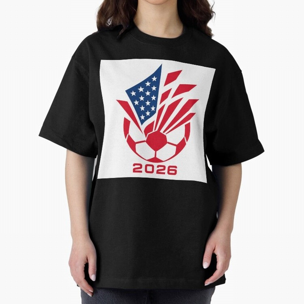 American Soccer 2026 Flag Burst Emblem Classic T-Shirt Experience Match Day Hype around FIFA World Cup 2026, Mbappe, Netherlands, Stadium Chants, National Pride, Trophy Dreams and Unforgettable Football Memories; Created for Match Day Parties,
