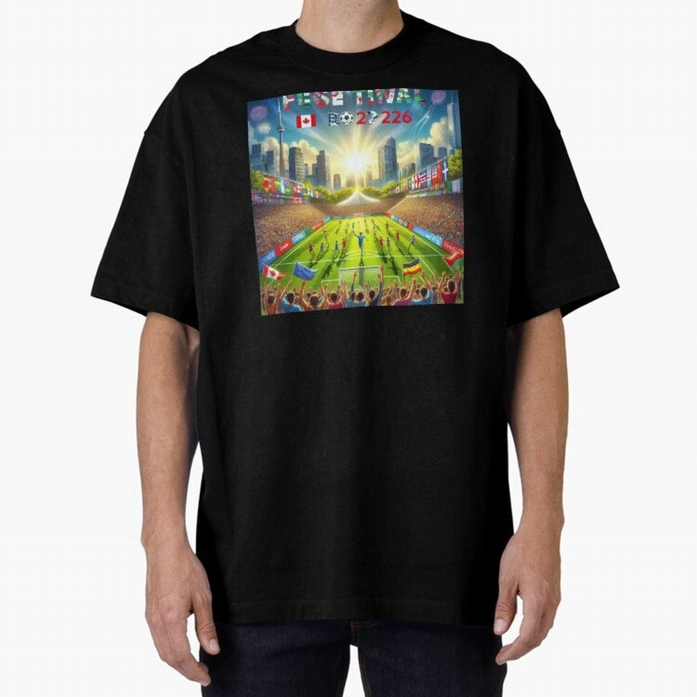 TORONTO SOCCER FESTIVAL 2026 Classic T-Shirt Bring a Vintage Feel to FIFA World Cup 2026 USA Canada Mexico Driven by Mbappe and Neymar, Argentina, France and Brazil Energy, Global Supporter Spirit, Legendary Goals, National Colors and Tournament