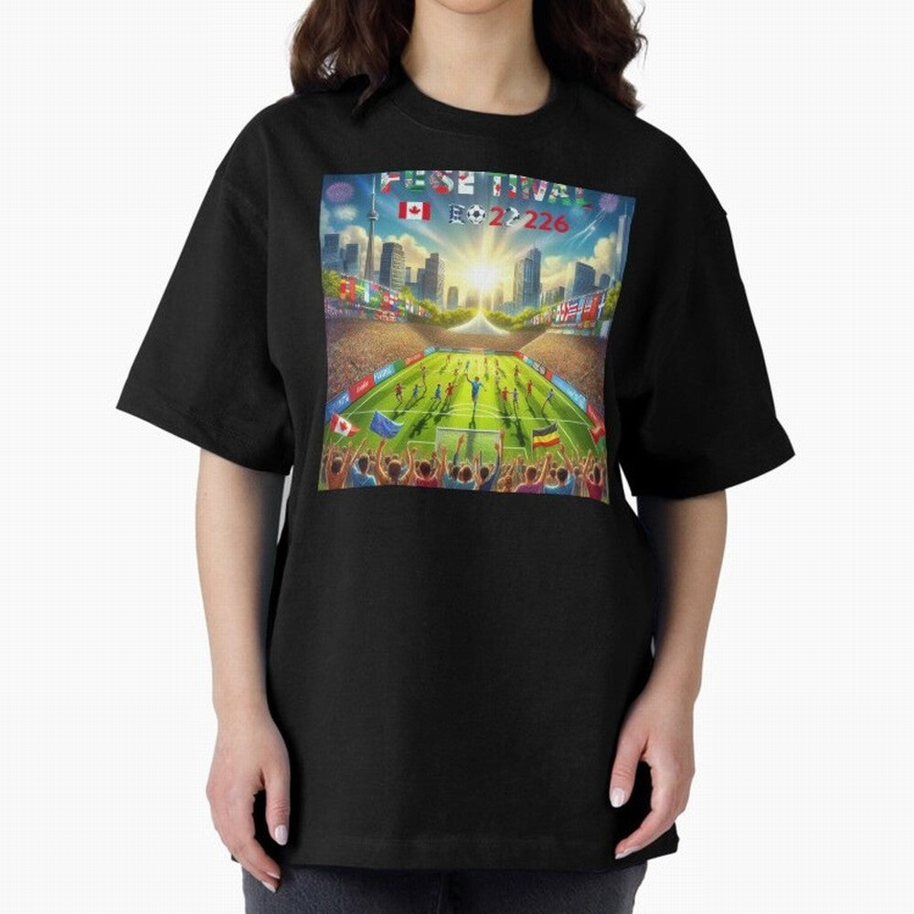 TORONTO SOCCER FESTIVAL 2026 Classic T-Shirt Bring a Vintage Feel to FIFA World Cup 2026 USA Canada Mexico Driven by Mbappe and Neymar, Argentina, France and Brazil Energy, Global Supporter Spirit, Legendary Goals, National Colors and Tournament