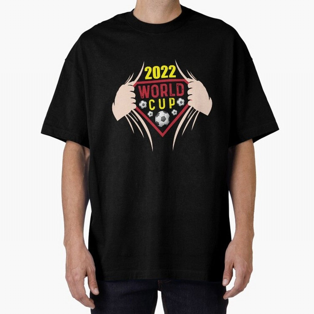 World Cup Qatar 2022 T-shirt Classic T-Shirt Honor Football Greatness during Global Football Passion for FIFA World Cup 2026 USA Canada Mexico, Inspired by Cristiano Ronaldo, Haaland and CR7, Portugal, Football Festival Excitement, Trophy
