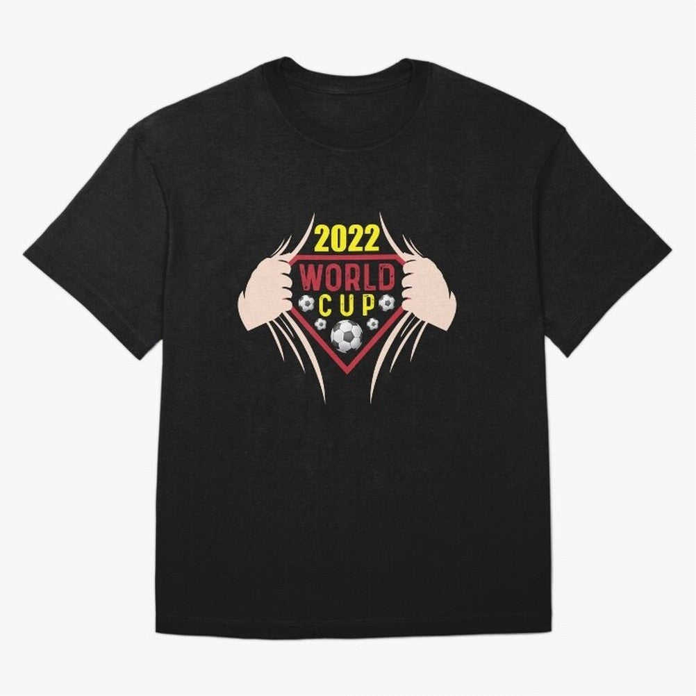 World Cup Qatar 2022 T-shirt Classic T-Shirt Honor Football Greatness during Global Football Passion for FIFA World Cup 2026 USA Canada Mexico, Inspired by Cristiano Ronaldo, Haaland and CR7, Portugal, Football Festival Excitement, Trophy