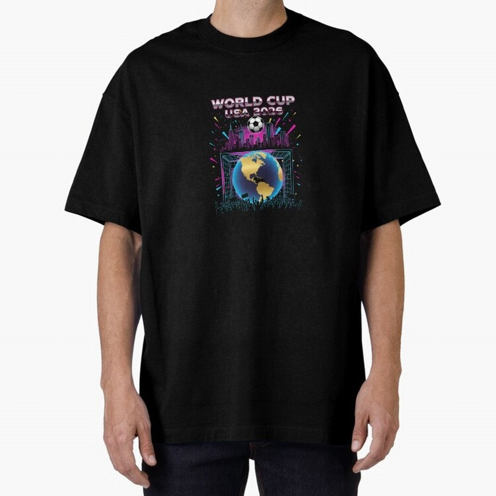 World Cup USA 2026 - Retro Soccer City Celebration Classic T-Shirt Bring a Vintage Feel to the FIFA World Cup 2026 USA Canada Mexico Journey through Mbappe and Neymar Highlights, Brazil Pride, Football Festival Excitement, Trophy Ambitions, Country