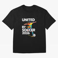 United by Soccer 2026 Football Fan Hoodie International Cup Style Graphic Classic T-Shirt Embrace FIFA World Cup 2026 Group Stage Spirit, with France and Portugal, CR7 and Messi, Supporter Pride, Iconic Celebrations, Legendary Names and Global
