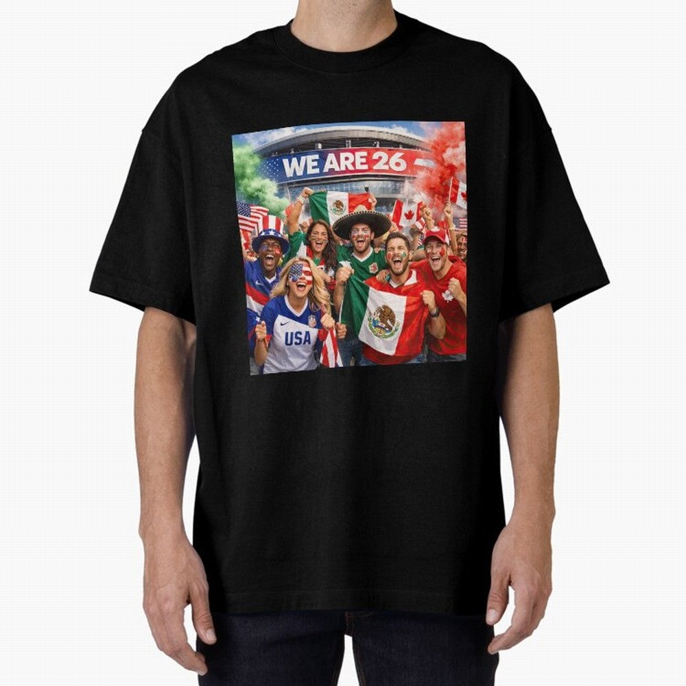2026 FIFA World Cup Celebration Classic T-Shirt Experience Global Football Passion for FIFA World Cup 2026 USA Canada Mexico, Driven by Mbappe and Neymar, Spain and Netherlands, Match Day Excitement, Supporter Culture, Golden Goals and Global