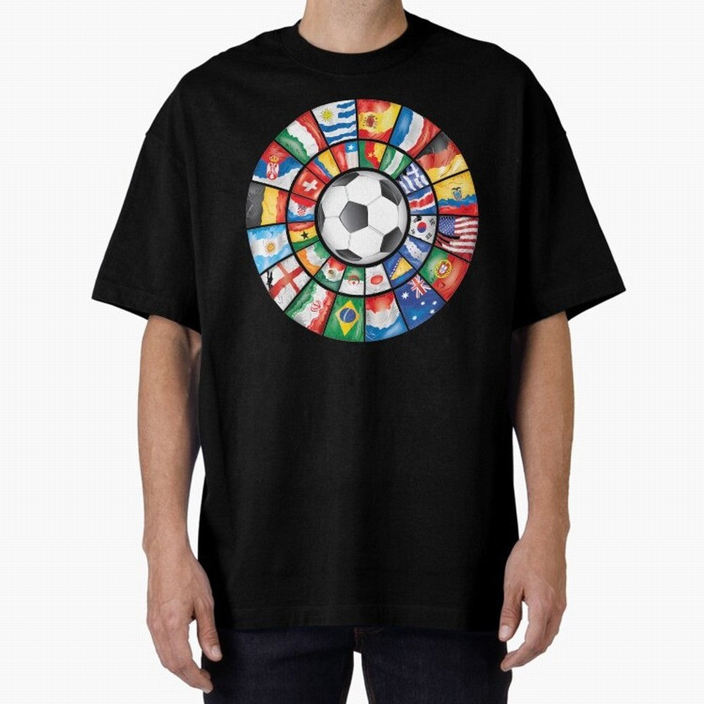 International Football Classic T-Shirt Show Support during FIFA World Cup 2026 Group Stage for Fans of Mbappe and Neymar and Spain, Bringing Football Festival Excitement, Trophy Ambitions, Country Rivalries and Star Player Buzz; Perfect for Fans,