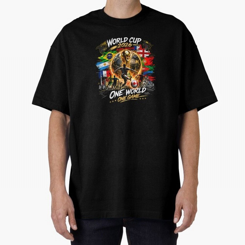 World Cup 2026 Classic T-Shirt Remember the FIFA World Cup 2026 USA Canada Mexico Journey through Messi, CR7 and Mbappe Highlights, Portugal Pride, Vintage Soccer Flavor, Modern Football Stars, National Flags and Final Night Emotion; Ideal for Fans