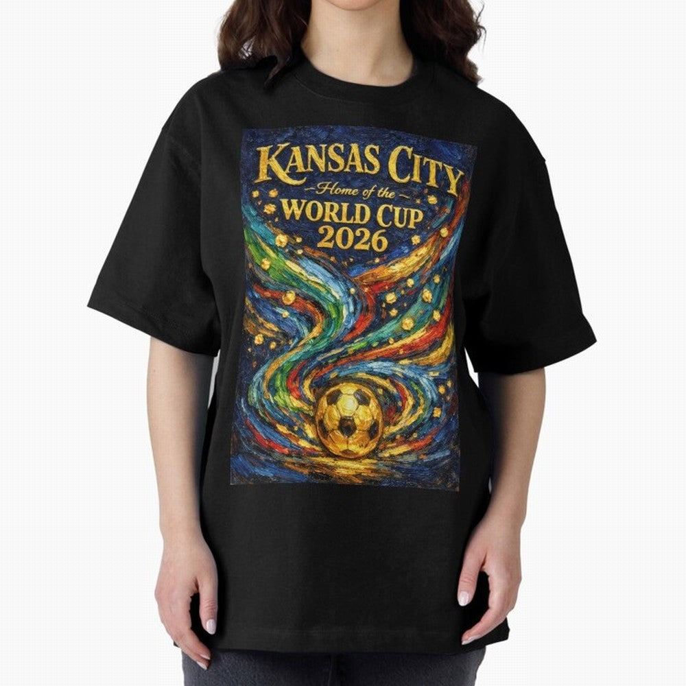 Kansas City Home of the World Cup 2026 Soccer Fan ¡ª Moody Jewel Art Print Classic T-Shirt Turn Football Passion into Global Football Passion for FIFA World Cup 2026 Group Stage, Inspired by Mbappe and Neymar, Netherlands, Stadium Chants, National