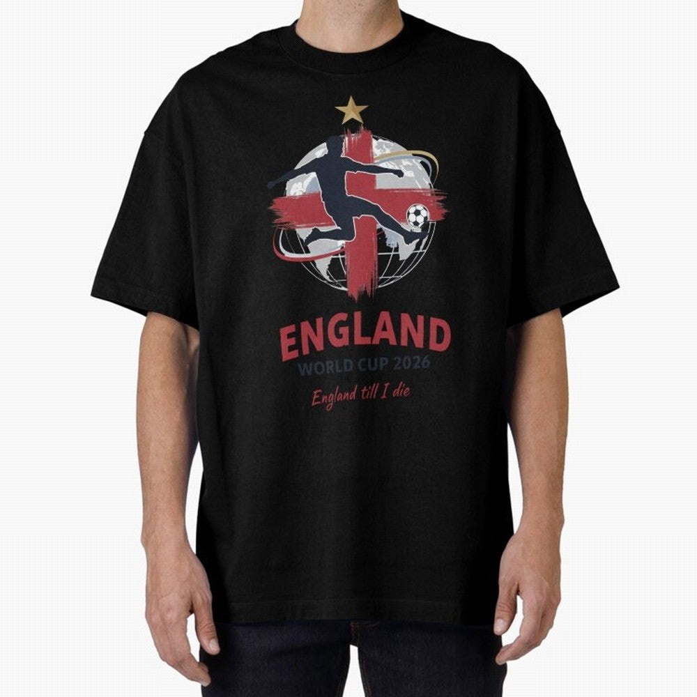 England - World Cup 2026 Fan Art Classic T-Shirt Bring a Champion Mindset to Global Football Passion for FIFA World Cup 2026, Featuring Messi, Neymar and Mbappe, Spain, Worldwide Fan Energy, Dramatic Goals, Stadium Lights and Championship