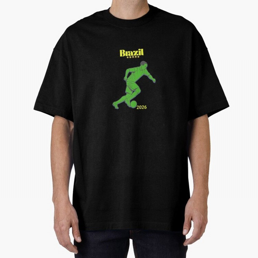 Brazil Soccer Classic T-Shirt Join Match Day Hype around FIFA World Cup 2026, Cristiano Ronaldo, Argentina, Football History, Final Match Energy, Crowd Noise and Once in a Lifetime Moments; Made for Die Hard Supporters, Soccer Lovers, Game Day