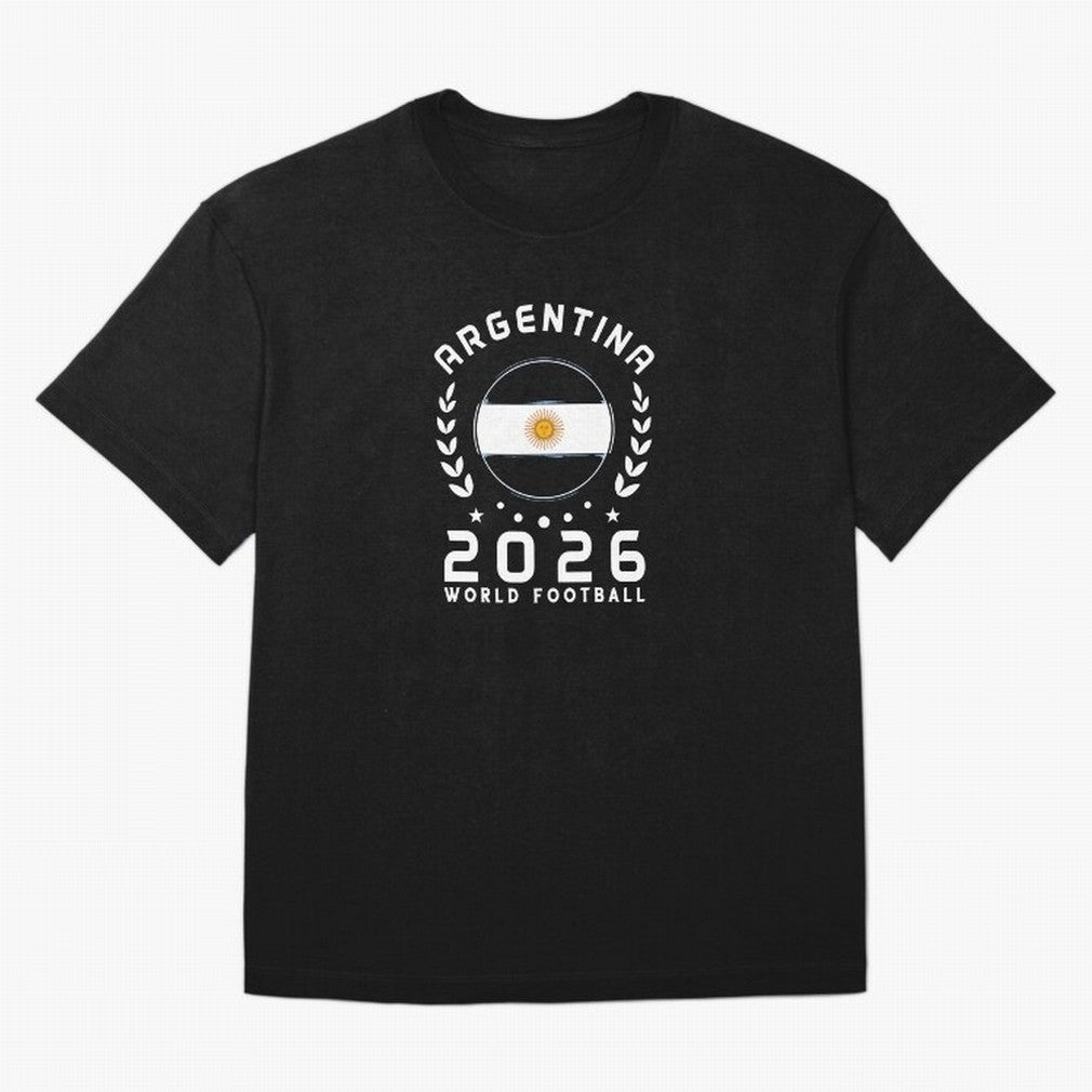 World Cup 2026 Argentina Football Fan Argentine Supporter T-Shirt_85614595 Classic T-Shirt Celebrate the Road through FIFA World Cup 2026 Spirit, Centered on England and Germany, Mbappe and Neymar, Football Festival Excitement, Trophy Ambitions,