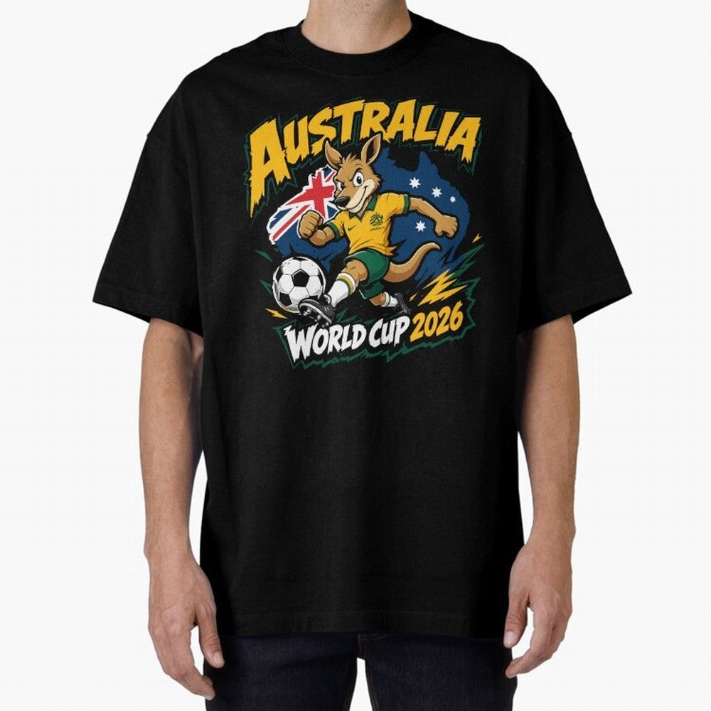 Australia World Cup 2026 Soccer Kangaroo Fan Design Classic T-Shirt Bring Legendary Rivalry Energy to FIFA World Cup 2026 for Fans of Messi and France and Portugal, Bringing Global Supporter Spirit, Legendary Goals, National Colors and Tournament