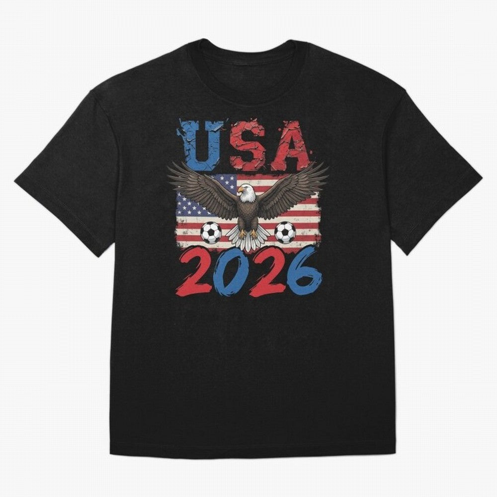 USA world cup 2026 soccer fan Classic T-Shirt Show Passion for the Stars of Match Day Hype around FIFA World Cup 2026 Group Stage, Neymar, Haaland and Cristiano Ronaldo, Brazil, Stadium Chants, National Pride, Trophy Dreams and Unforgettable