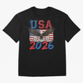 USA world cup 2026 soccer fan Classic T-Shirt Show Passion for the Stars of Match Day Hype around FIFA World Cup 2026 Group Stage, Neymar, Haaland and Cristiano Ronaldo, Brazil, Stadium Chants, National Pride, Trophy Dreams and Unforgettable