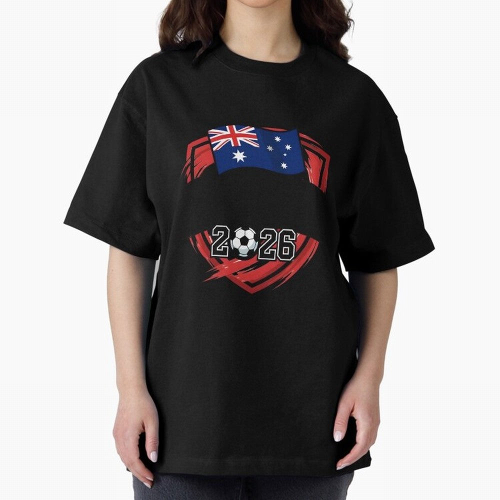 AUSTRALIA World Cup 2026 Poster ¨C AUSTRALIA Football Classic T-Shirt Bring a Champion Mindset to FIFA World Cup 2026 Spirit, Inspired by Brazil, Portugal and Argentina, Mbappe and Neymar, Football Festival Excitement, Trophy Ambitions, Country