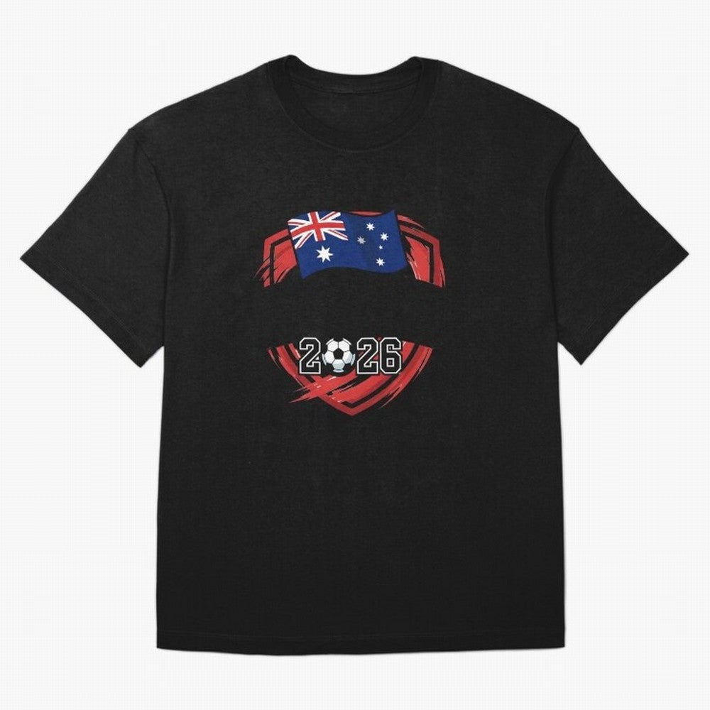 AUSTRALIA World Cup 2026 Poster ¨C AUSTRALIA Football Classic T-Shirt Bring a Champion Mindset to FIFA World Cup 2026 Spirit, Inspired by Brazil, Portugal and Argentina, Mbappe and Neymar, Football Festival Excitement, Trophy Ambitions, Country
